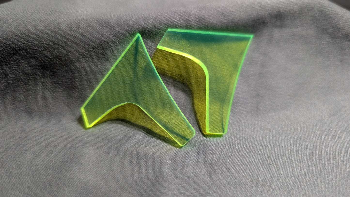 Acrylic Wing Tips Style 3